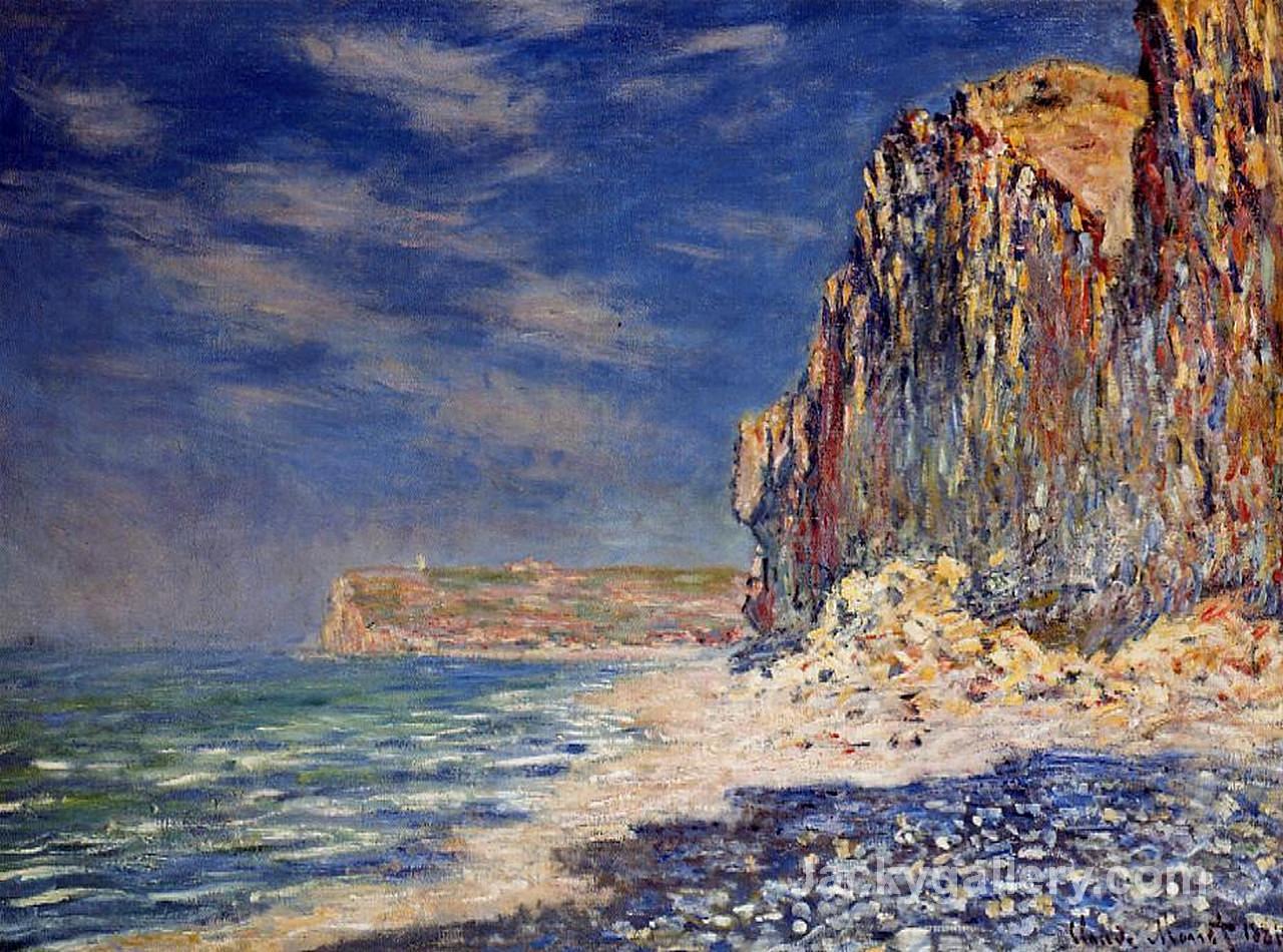 Cliff near Fecamp by Claude Monet paintings reproduction